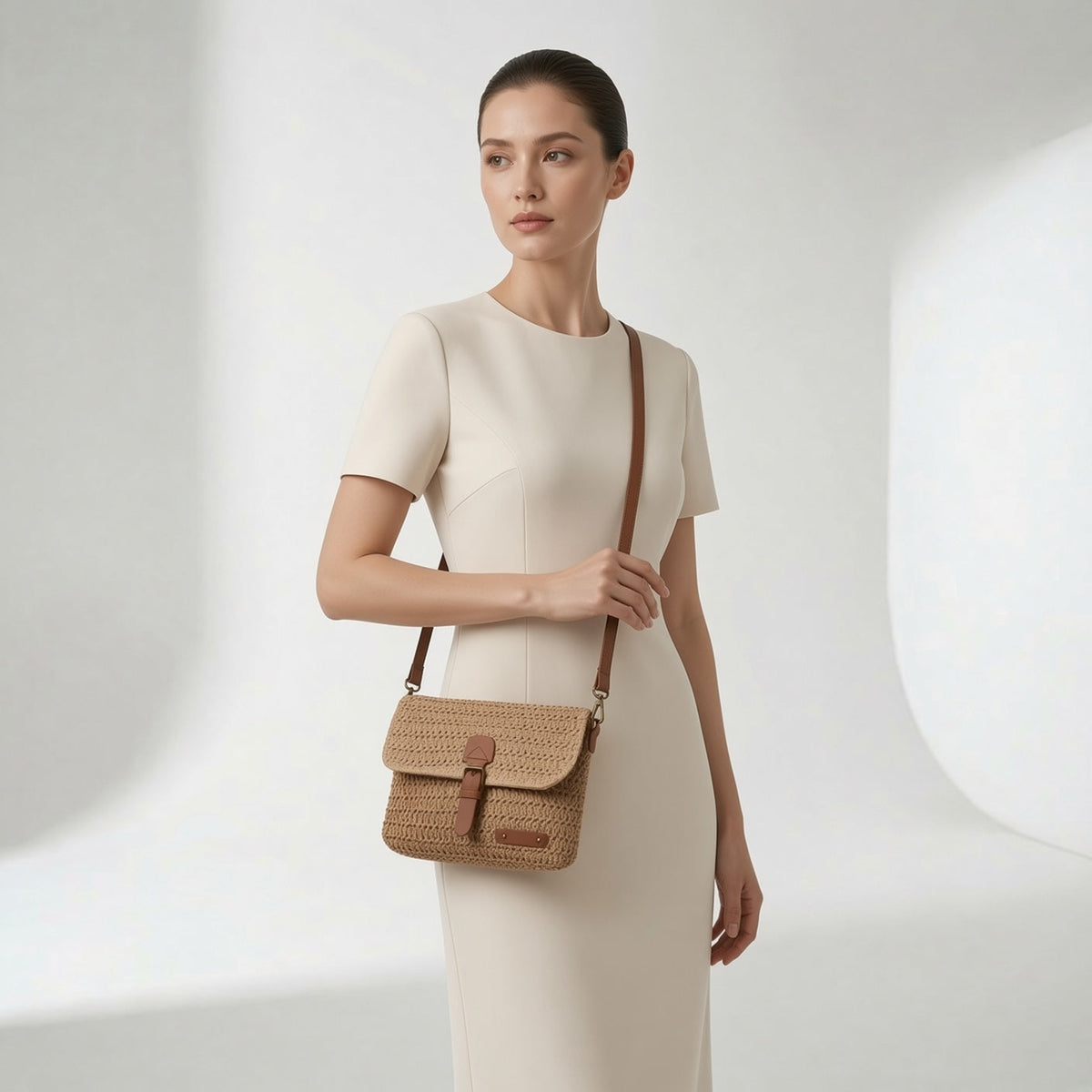 Calissia™ — Bolso bandolera trenzado de encanto bohemio
