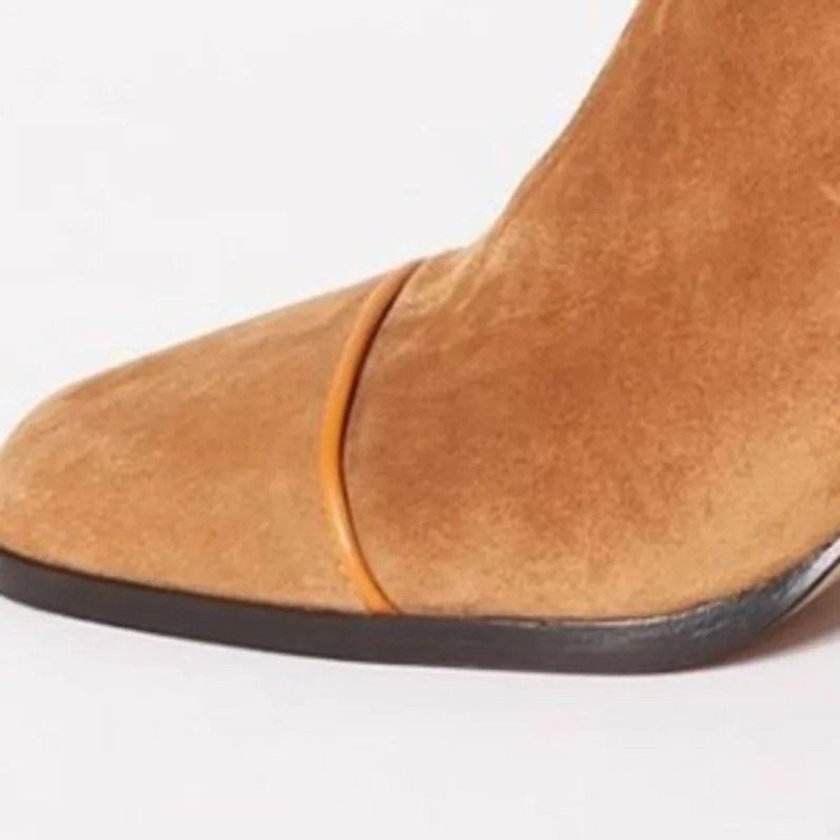 Botines de Ante Estampado Leopardo con Tacón de Bloque