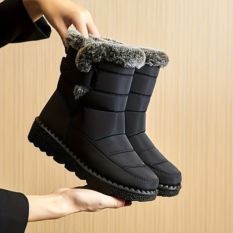 Botas de Nieve Impermeables con Forro de Pelo