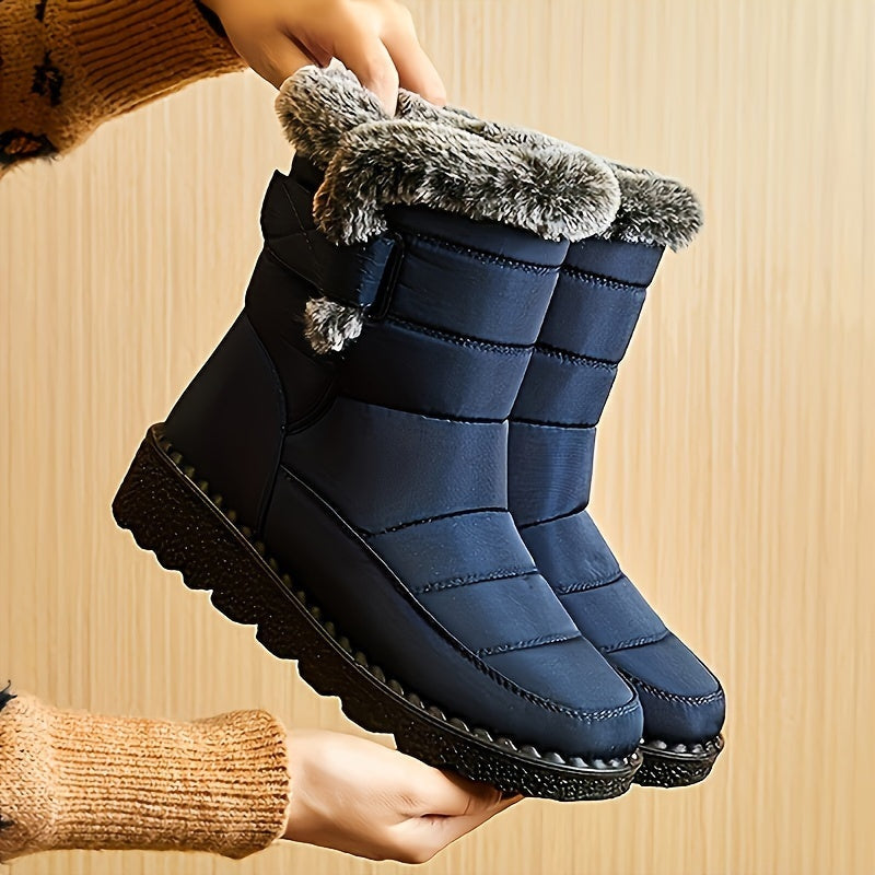 Botas de Nieve Impermeables con Forro de Pelo