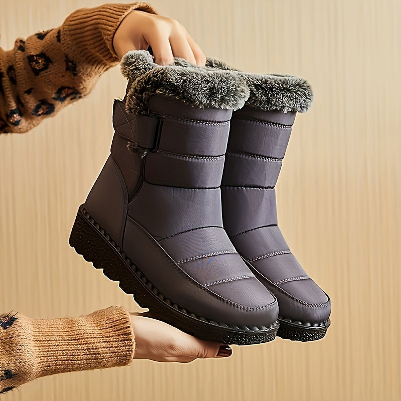 Botas de Nieve Impermeables con Forro de Pelo