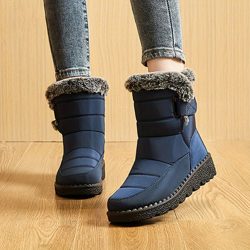 Botas de Nieve Impermeables con Forro de Pelo