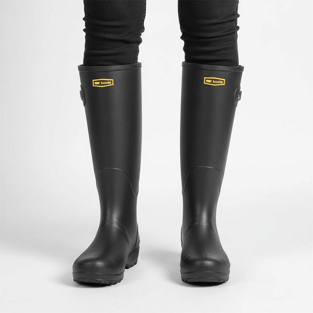 Botas de Agua Impermeables de Caña Alta