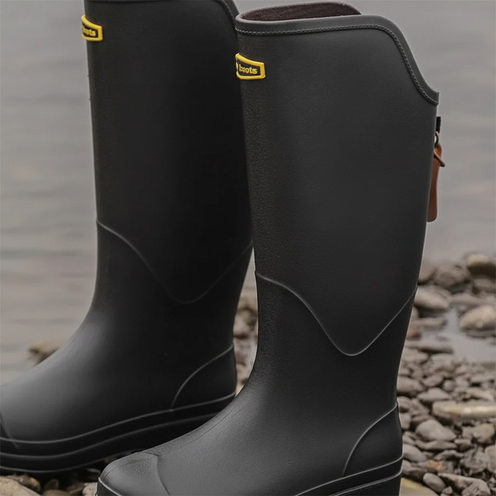 Botas de Agua Impermeables de Caña Alta
