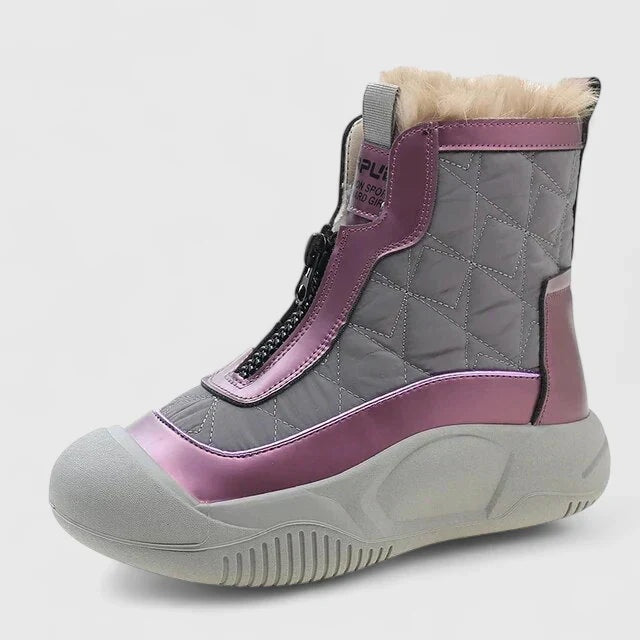Botas Impermeables Acolchadas con Cierre Frontal