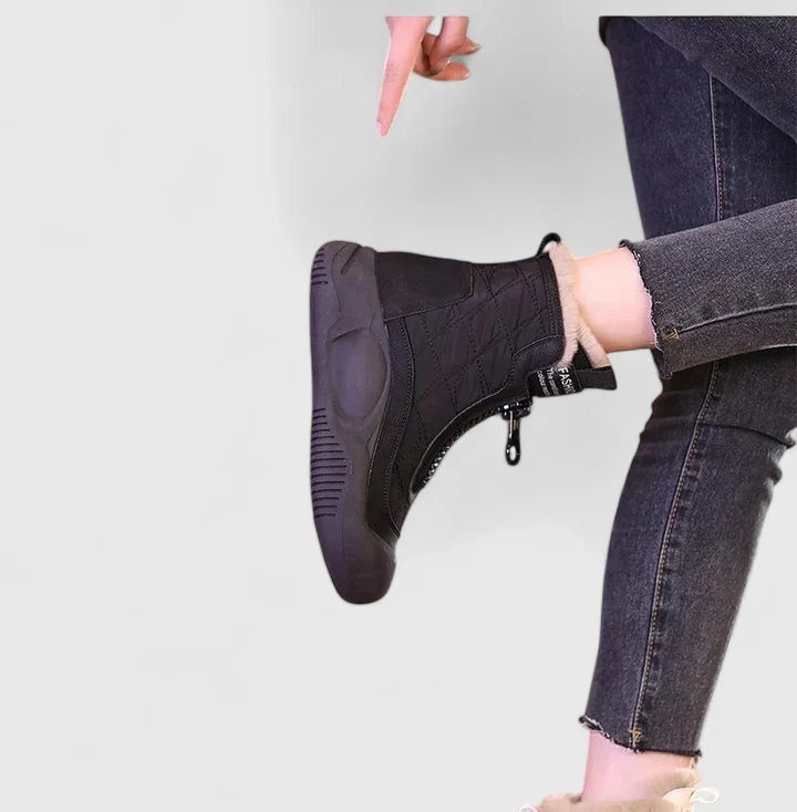 Botas Impermeables Acolchadas con Cierre Frontal