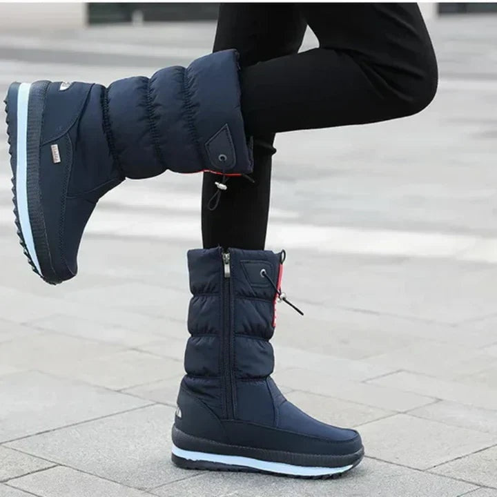 Botas de Invierno Acolchadas e Impermeables de Caña Alta