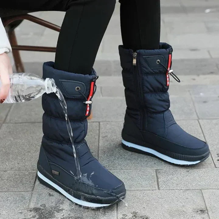 Botas de Invierno Acolchadas e Impermeables de Caña Alta