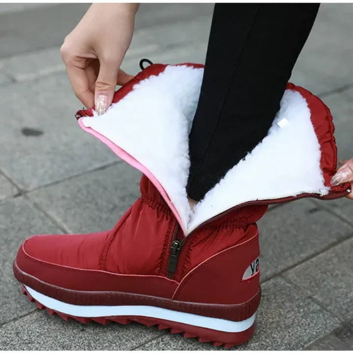Botas de Invierno Acolchadas e Impermeables de Caña Alta