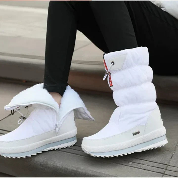 Botas de Invierno Acolchadas e Impermeables de Caña Alta