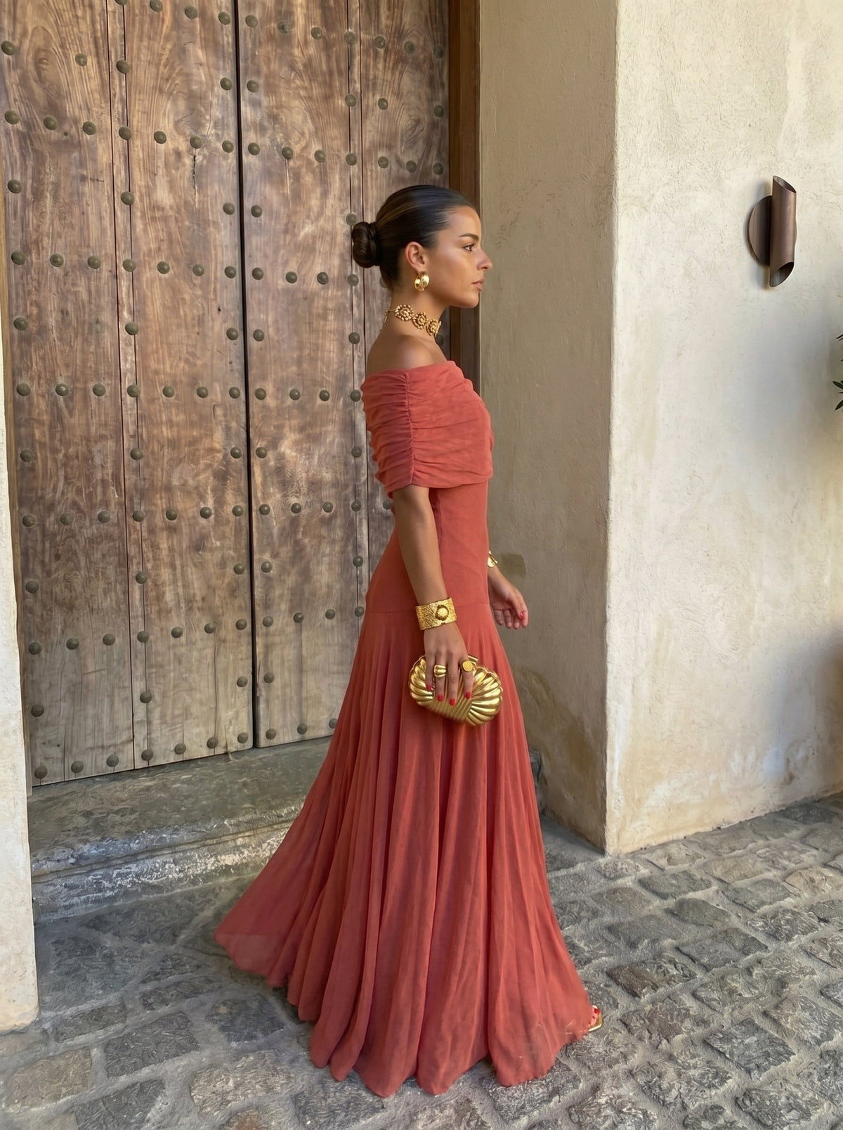 Vestido Elegante Simba de Tul de Seda - Maison Claire et Sylvie